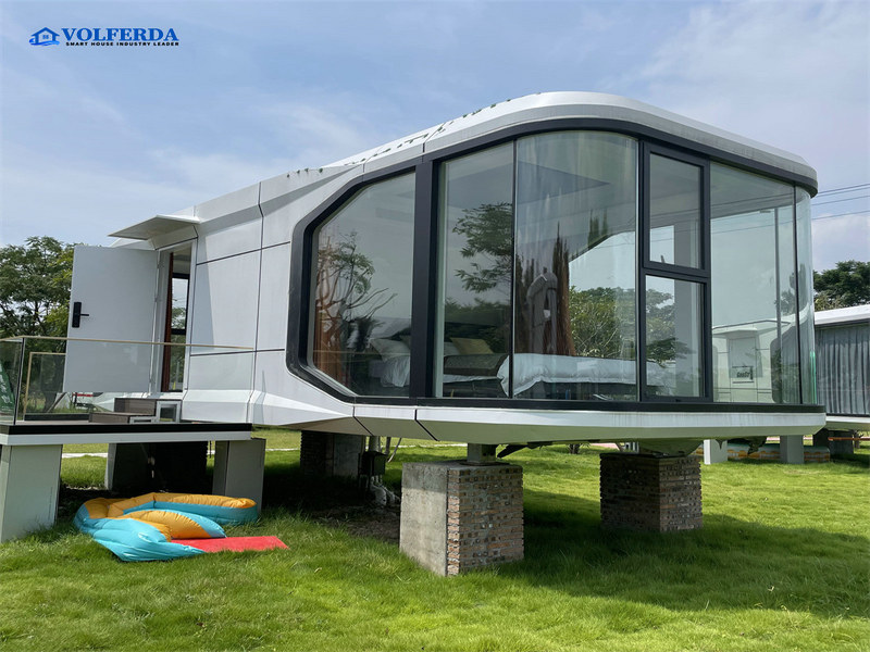 prefabricated glass house manufacturers hurricane-proof models from Lithuania