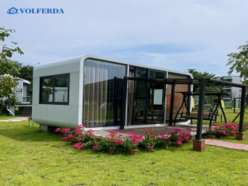 Advanced Futuristic Pod Living in Spanish villa style