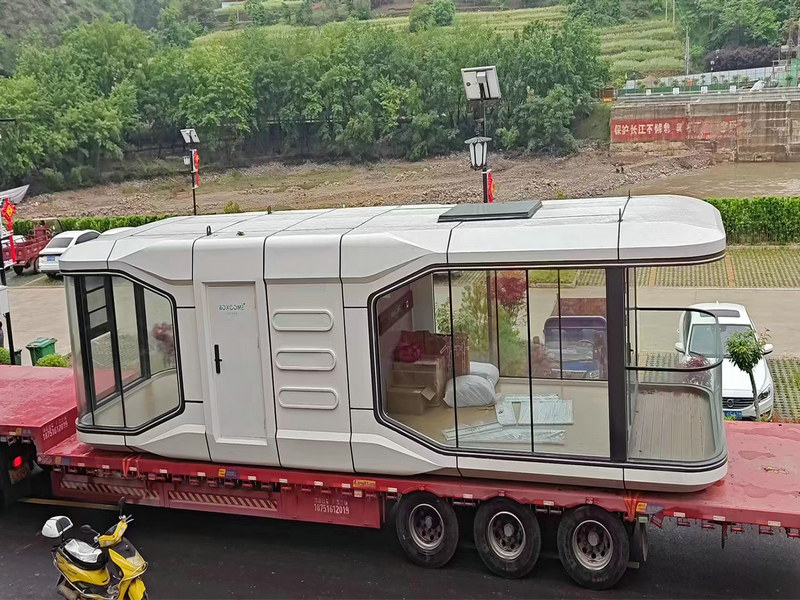 Spacious Self-Sufficient Pods concepts as investment properties from China