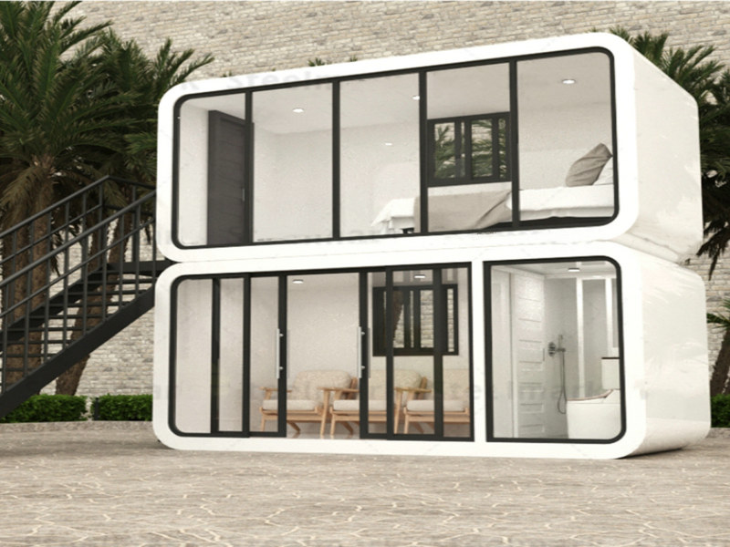 Cutting-edge Micro-Living Capsule Spaces with home automation in Ukraine