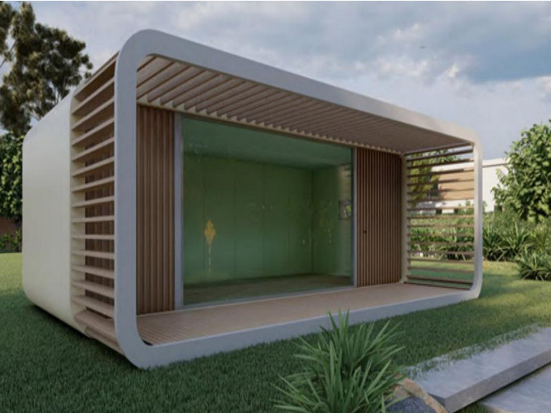 prefab tiny cabin profiles with solar panels in Australia