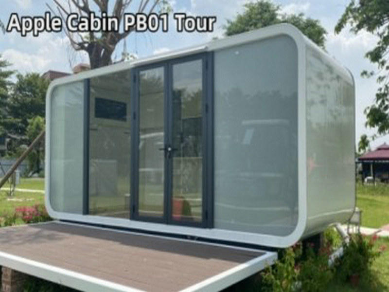 South Korea High-Tech Capsule Houses with French windows price