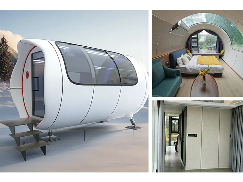 Cutting-edge Modern Capsule Living materials with barbecue area