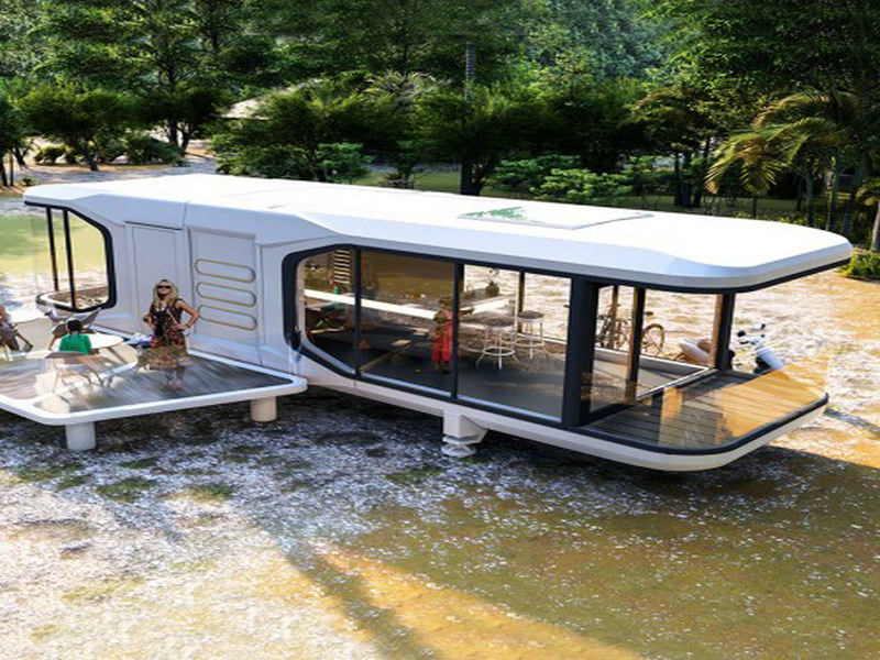 Enhanced modern small cabin concepts with high-speed internet