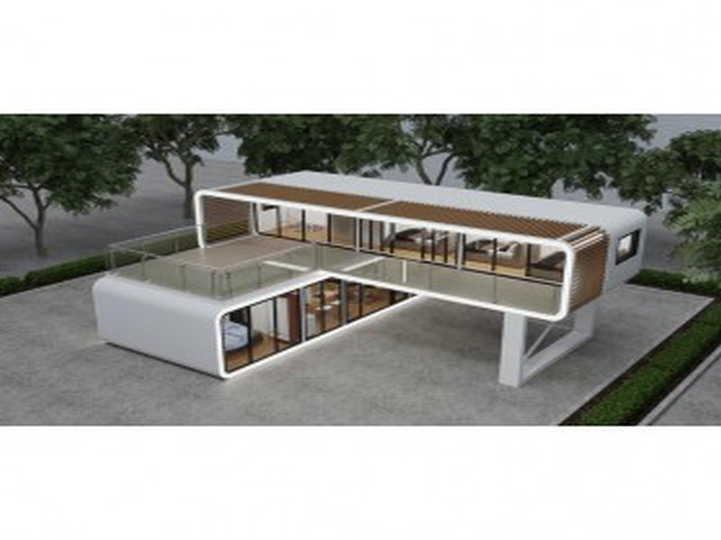 Deluxe prefab home in Montreal European flair style methods