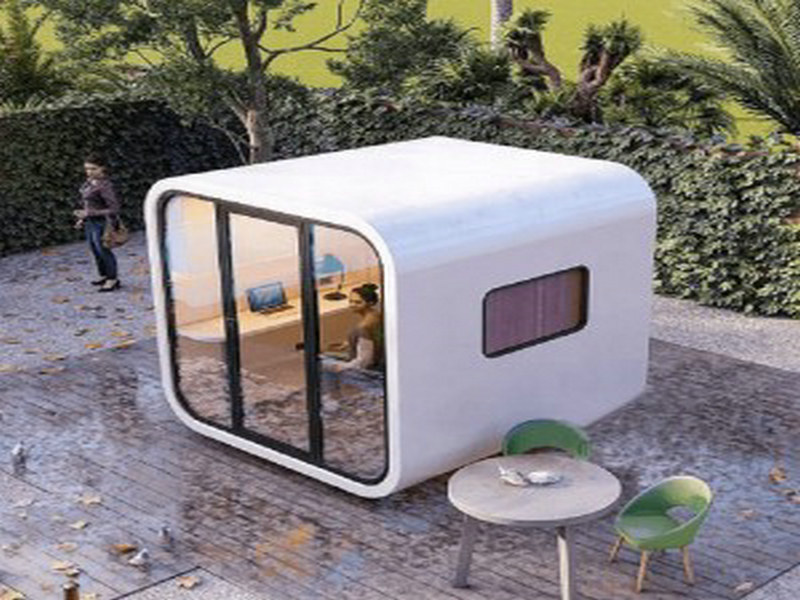Contemporary Space Capsule Cabins benefits in Miami art deco style